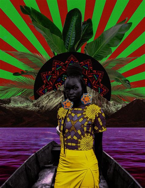 African Girl Satellites Of Art