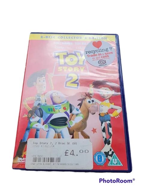 Disney Toy Story 2 2 Disc Collectors Edition 1999 Dvd In Vgc £