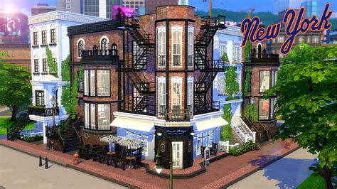 Manhattan Townhouses 🌆 Nyc Block The Sims 4 Speed Build Nocc