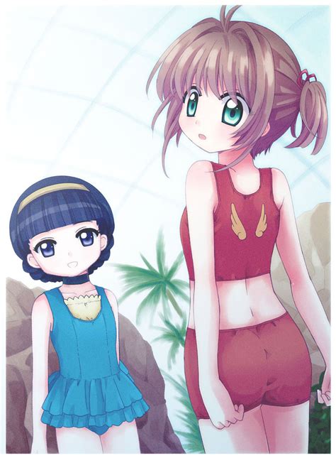 Kinomoto Sakura And Daidouji Tomoyo Cardcaptor Sakura Drawn By 54hao