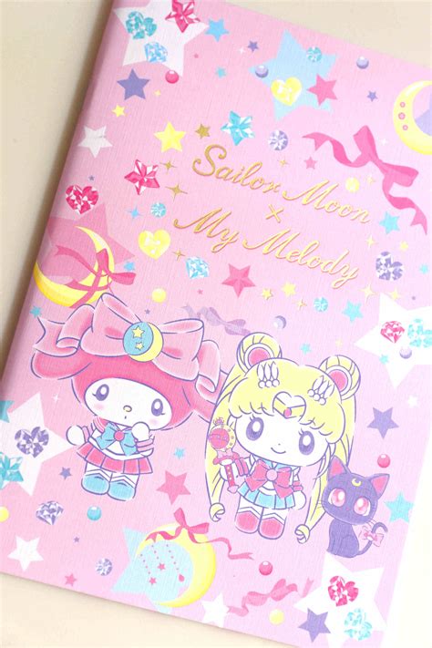Collectibles Sanrio My Melody And Sailor Moon Collaboration Cute Notebook