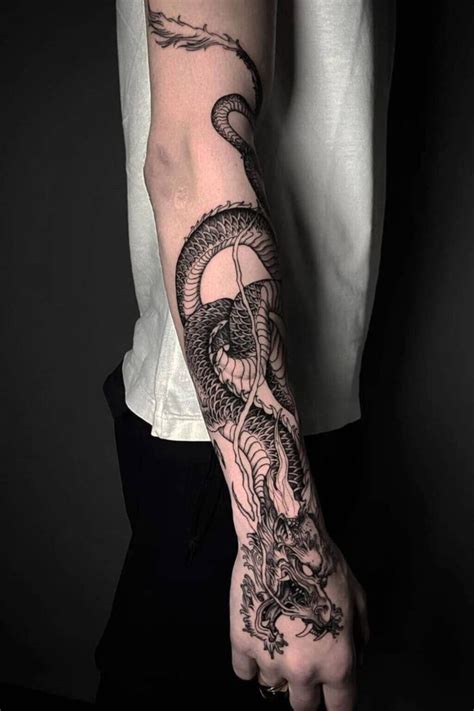Forearm Tattoos For Men Cool Designs And Ideas Dragon Tattoo Tattoos For Guys Badass Dragon