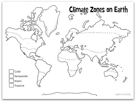 World climate zones map worksheet pdf