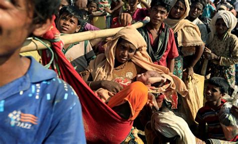 Thousands Of New Rohingya Refugees Flee Violence Hunger In Myanmar To