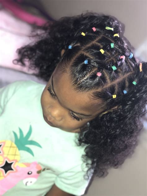 The key to successful regrowth? Rubber band protective style on 3 year old Addison Walker💖 ...