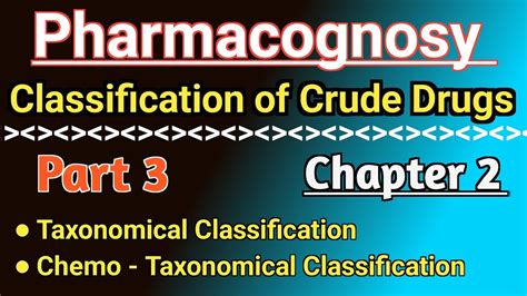 Taxonomical Classification Chemo Taxonomical Classification In
