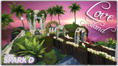 Dreamy Wedding Venue 💗 Island Sims 4 Sparked Build Sims 4 Speed