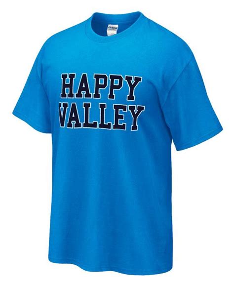 The happy valley adventure bureau includes member businesses in state college pa, bellefonte, boalsburg, philipsburg and all of centre county. Happy Valley Tshirt in Block Bold Print | Tshirts > ADULT ...
