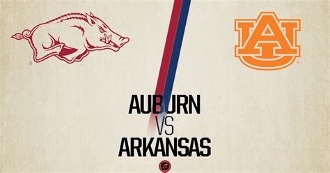 Gamethread Arkansas Vs Auburn Arkansas Fight