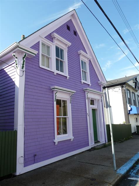 Nothing Says Historic Better Than A Classic Purple Home Purple Home