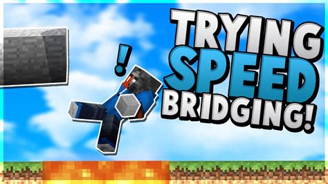 Trying To Speedbridge In Mcpe Minecraft Pe Pocket Edition Youtube