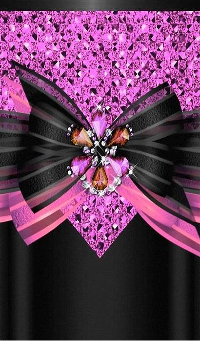 Bow Wallpapers Pink Bling Iphone Background Backgrounds