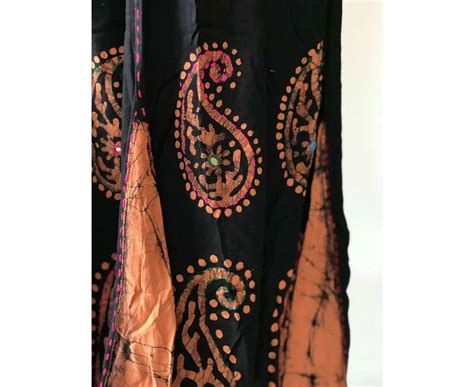 Id0201 Handstitch Indian Long Skirts For Women Boho Indian Tie Dye