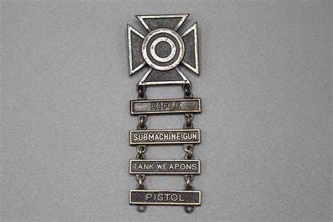 Us Army Sharpshooter Qualification Badge W4 Bars Flu3286 Time