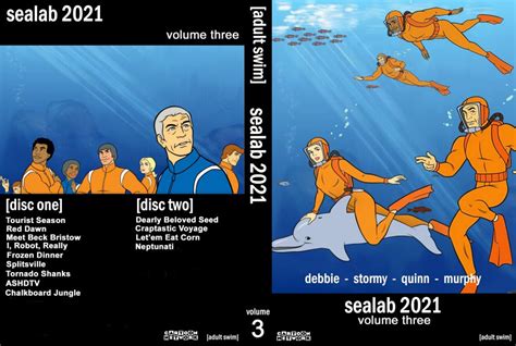 Sealab 2021 Volume 3 Tv Dvd Custom Covers 3629sealab2021 S3