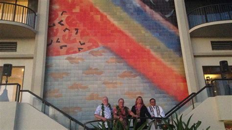 Hilton Hawaiian Village In Waikiki Unveils Renovated Rainbow Mural