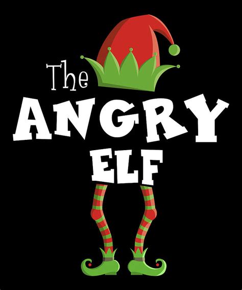 Angry Elf Xmas Pajama Digital Art By Wowshirt Fine Art America