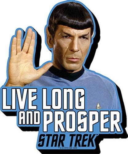 Star Trek The Original Series Spock With Quote Chunky 3 D