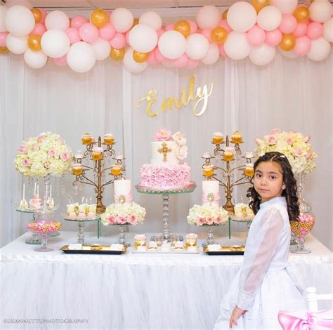 First Holy Communion Dessert Table Ideas By Creativedessertables