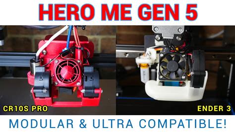 Hero Me Gen 5 The Ultimate Part Cooling Fan Duct For Creality 3d