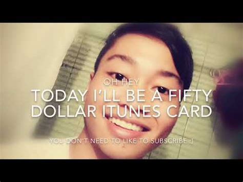 We do not deliver the card itself, but only the code on the card. 50 DOLLAR ITUNES GIFT CARD GIVEAWAY - YouTube