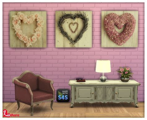 Lintharas Sims 4 Curtains And Paintings • Sims 4 Downloads