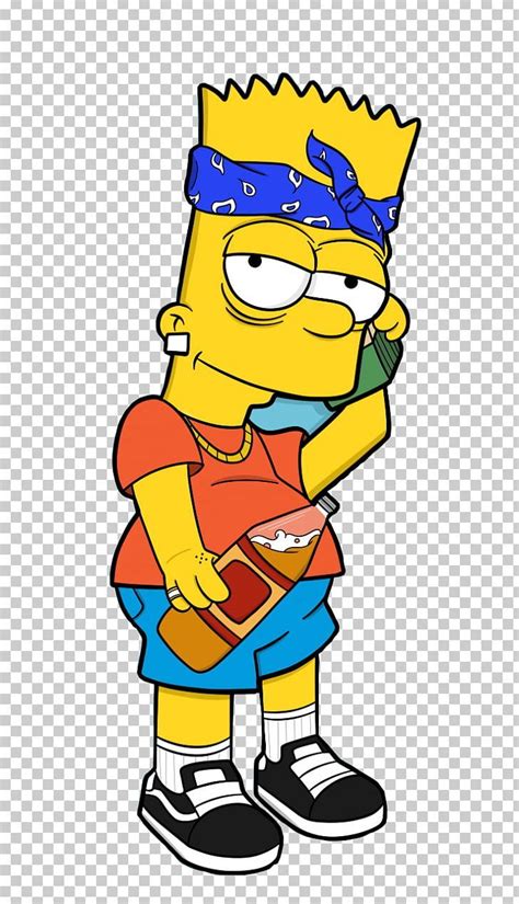 Desktop Bart Simpson Drawing Rapper Png Free Download Simpsons