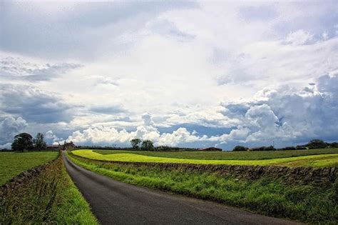 Road Countryside Nature Summer Landscape Country Outdoor Sky