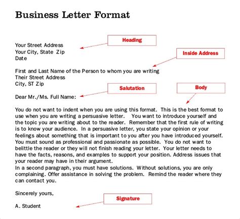 When you format your letter, you. 9+ Letter Writing Templates - Free Sample, Example Format Download | Free & Premium Templates