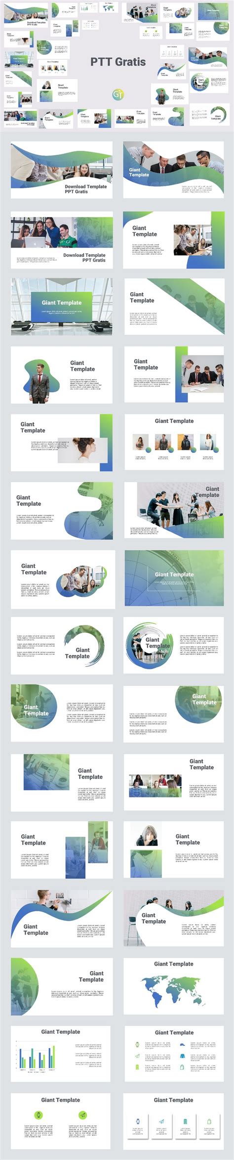 They are able to get an we're uploading new templates every week. Download Template PPT Gratis free download. 30 slide with ...