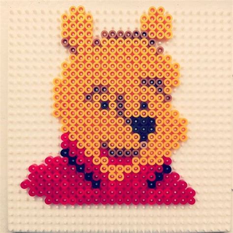 Winnie The Pooh Hama Beads By Ssarlotta With Images Perler Bead