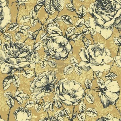 Free Download Vintage Floral Patterns Grasscloth Wallpaper 1200x1200