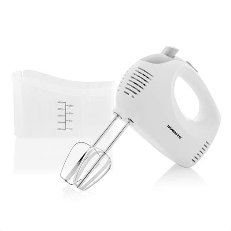 Ovente Portable 5 Speed Mixing Electric Hand Mixer With Stainless Steel