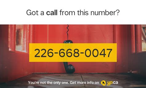 226-668-0047 | 12266680047 Who called from Owen Sound | YP.CA