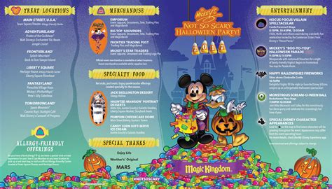 Mickeys Not So Scary Halloween Party 2017 Guide Map Photo 1 Of 2
