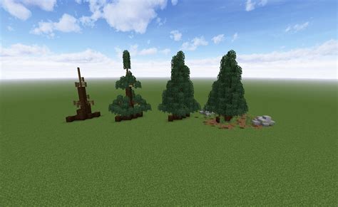 How To Create A Custom Spruce Tree Rminecraftbuilds