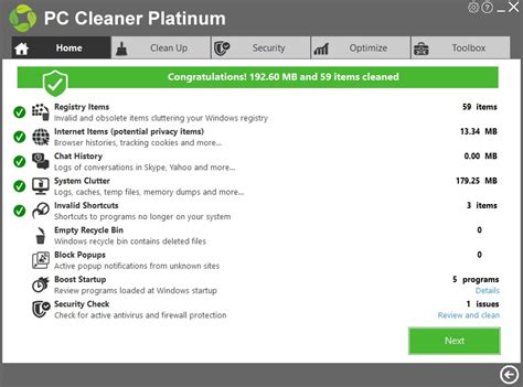 Pc Cleaner Platinum 73010 Portable Avaxhome