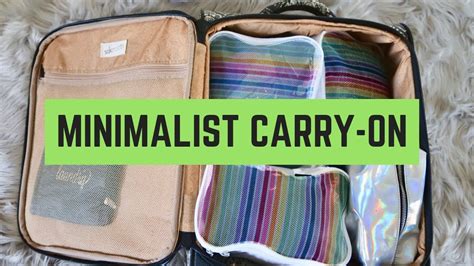 Minimalist Packing For The Weekend Pack With Me Youtube