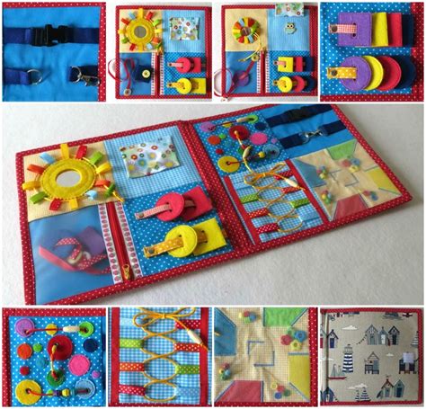 Activity Fabric Board Therapy Toy Autistic Children