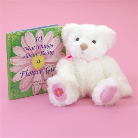 The flower must be ordered before 5:00 pm korea for same day delivery. Teddy Bear and Keepsake Book For Flower Girl | Flower Girl ...