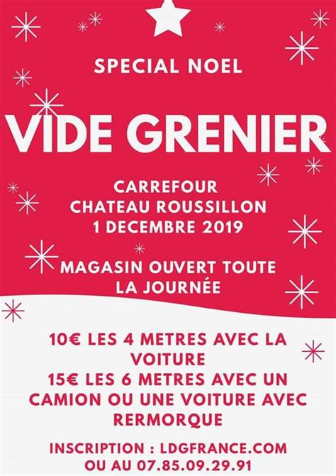 Benvenuto sul sito ufficiale di carrefour italia! Grand Vide Grenier SPECIAL NOEL Parking Carrefour Château ...