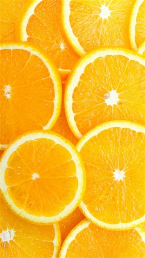 Fruit Orange Slice Overlap Background Iphone 8 Wallpapers Free Download