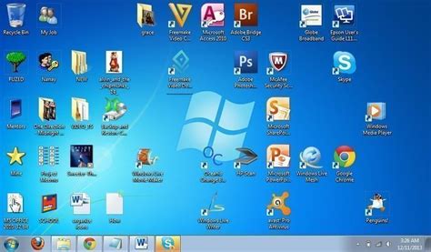 Microsoft Windows 7 Desktop Icons Locofasr