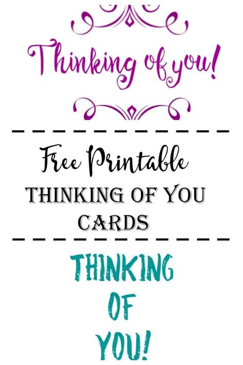 Free Printable Thinking Of You Cards Free Printable Greeting Cards