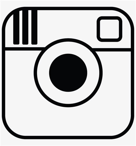 Instagram Logo Clipart Black And White Instagram Logo Black And White