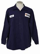 Vintage Gas Station Work Shirts Pictures