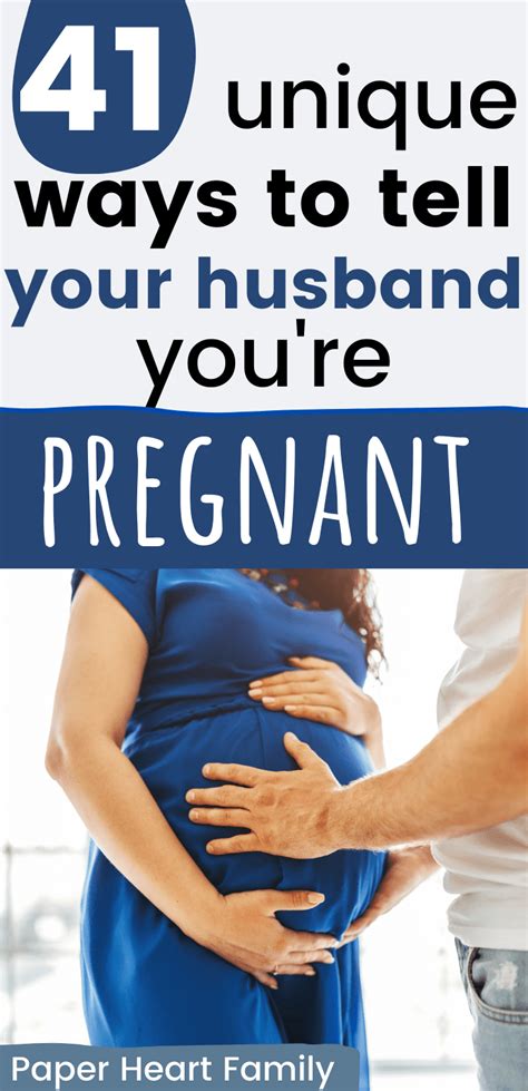Making A Pregnancy Announcement To Your Husband 41 Ideas