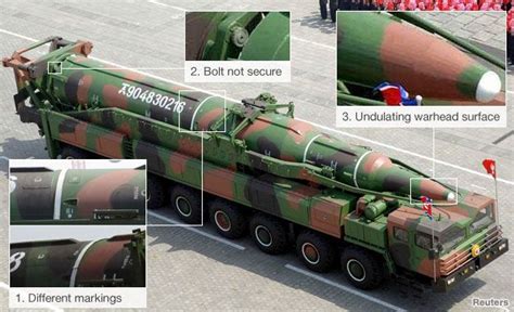 New Icbm Missiles At North Korea Parade Fake Bbc News