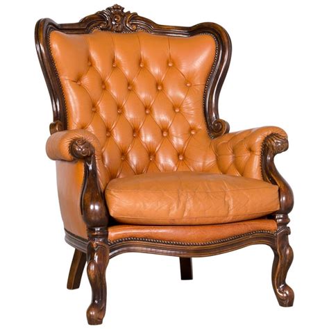 Shop wayfair for all the best chesterfield leather accent chairs. Chesterfield Leather Armchair Brown Vintage Retro Chair ...
