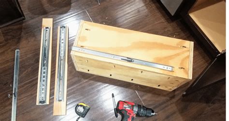 There are usually screws on the inside that hold the slides to the cabinet. Installing Drawer Slides: 3 Mistakes I Made & How to Fix ...